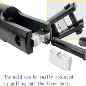 AMZCNC Industrial Hydraulic Cable Lug Crimper 16 Ton 9 AWG to 600 MCM Electrical Terminal Cable Wire Tool Kit Includes 13 Pairs of Die Sets - Image 7