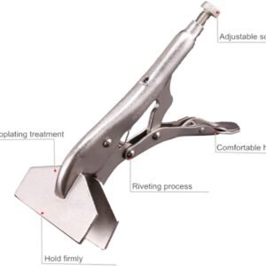 Locking Pliers Adjustable Wear Resistant Flat Head Vise Locking Grip Pliers Multifunction Welding Clamps Hand Tools (8 inch) - Image 8