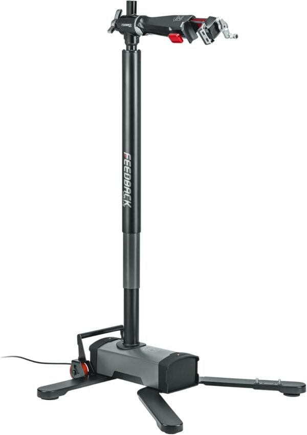 Feedback Sports | Pro E Lift Bike Repair Stand | Electric Height Adjustment, 100 lb Capacity, Speed Ratchet Clamp, Ideal for E-Bikes and Home Workshops 2 51wtEs27R7L. AC SL1500