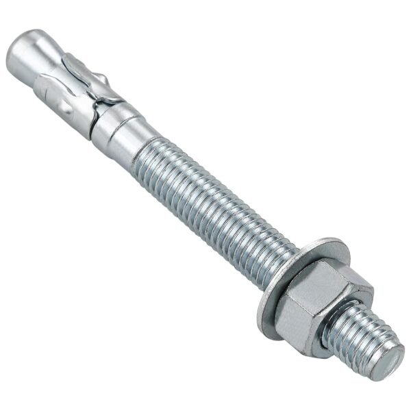 3/8x4" 10Pcs Inch Standard Fasteners for Heavy-Duty Zinc Wedge Anchors for Cement and Concrete 2 611UCDpnxEL. SL1500