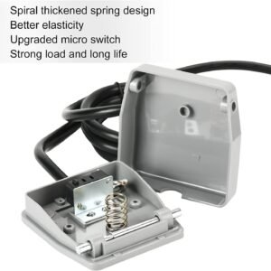 Foot Pedal Switch,Momentary Foot Pedal Switch Foot Operated Pedal Controller for Woodworking Machine,Textile Equipment,Welding Device,Printing Device,Lichtenberg Machine,Saw,Miter Power Tools,1 Pcs - Image 10