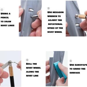 3 Set Model Rivet Maker Tool with Handle for Model Hobby Craft Building Accessories Tool(Set S123) 11 3 Set Model Rivet Maker Tool with Handle for Model Hobby Craft Building Accessories Tool(Set S123) - Image 4