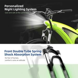 Q5 All-Terrain Electric Bike – 650W Powerful Motor, 100KM Long Range, 27.5" Durable Tires, Shimano 9-Speed Gears, Removable Lithium Battery, 3 Riding Modes, Ideal for Off-Road & Daily Commuting - Image 7