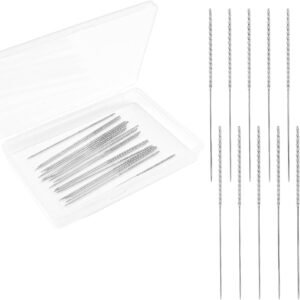 15PCS Snag-Nab-It-Tool, Sliver 2-1/2" Snag-Needle & Snag-Repair-Tool for Leather, Knit Picker Snag Fixer Clothing Needle Tool for Stitching/Cloth/Clothing Nab-Knits & Wovens 16 15PCS Snag-Nab-It-Tool, Sliver 2-1/2" Snag-Needle & Snag-Repair-Tool for Leather, Knit Picker Snag Fixer Clothing Needle Tool for Stitching/Cloth/Clothing Nab-Knits & Wovens - Image 8