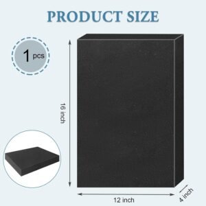 Black Polyurethane Foam Inserts for Cases, 16 x 12 x 4 Inch, Cuttable Packing Padding for Tool Box, Camera, Crafts and Storage 11 Black Polyurethane Foam Inserts for Cases, 16 x 12 x 4 Inch, Cuttable Packing Padding for Tool Box, Camera, Crafts and Storage - Image 3