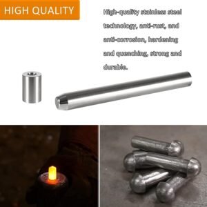 Blacksmith Tools Blacksmithing Forging Tools Blacksmith Rivet Doming Tools Heading & Bottom for Making Rivet Doming Fits Factory Sized 1/4" Shaft and 1/2" Head 13 Blacksmith Tools Blacksmithing Forging Tools Blacksmith Rivet Doming Tools Heading & Bottom for Making Rivet Doming Fits Factory Sized 1/4" Shaft and 1/2" Head - Image 4