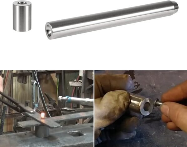Blacksmith Tools Blacksmithing Forging Tools Blacksmith Rivet Doming Tools Heading & Bottom for Making Rivet Doming Fits Factory Sized 1/4" Shaft and 1/2" Head 3 61K5vAa35ES. AC SL1500