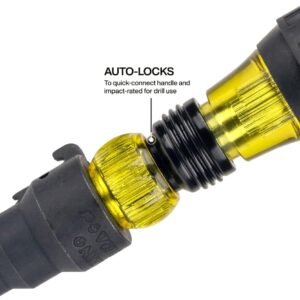 Klein Tools 85191HD Flip Socket Conduit Reamer Driver, 3-in-1 Impact-Rated Tool for 1/2-Inch, 3/4-Inch, 1-Inch Conduit, Integrated Quick-Connect Handle with Magnetic Bit Holder 13 Klein Tools 85191HD Flip Socket Conduit Reamer Driver, 3-in-1 Impact-Rated Tool for 1/2-Inch, 3/4-Inch, 1-Inch Conduit, Integrated Quick-Connect Handle with Magnetic Bit Holder - Image 6