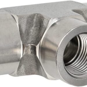 Metalwork 304 Stainless Steel Pipe Fitting Forged Tee 1/4" NPT Female 2 Pcs - Image 4