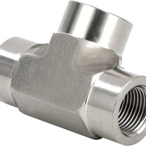 Metalwork 304 Stainless Steel Pipe Fitting Forged Tee 1/4" NPT Female 2 Pcs - Image 6