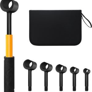 Door Hinge Adjustment Tool for Residential and Commercial, Upgraded 5 in 1 Hinge Gap Adjusting Wrench for Door Quick and Efficient Solutions, User-Friendly Adjustments, Durable Heavy-Duty Construction - Image 2