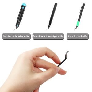 10PCS High-Speed Steel Deburring Blades Set – BS1010 Rotary Burr Removal Blades for Metal, Plastic, Aluminum, Copper, and Wood (Handle Not Included) - Image 5