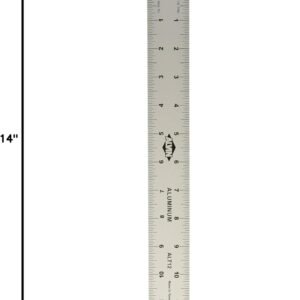 ALVIN ALT12 Aluminum Graduated T-Square Drawing and Design Tool for Students and Professionals Great for Carpentry, Drafting, Architecture, Engineering, and Art - 12 Inches - Image 6