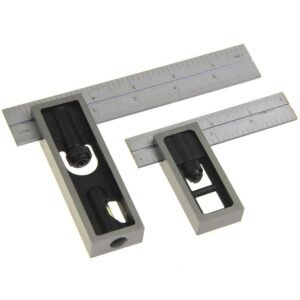 iGaging 4" & 6" Double Square Set 4R Steel Blade High Precision Woodworking - Image 4