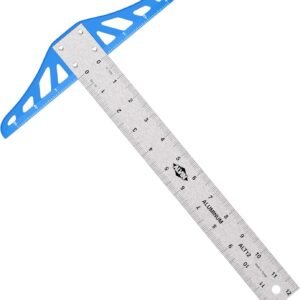 ALVIN ALT12 Aluminum Graduated T-Square Drawing and Design Tool for Students and Professionals Great for Carpentry, Drafting, Architecture, Engineering, and Art - 12 Inches - Image 3