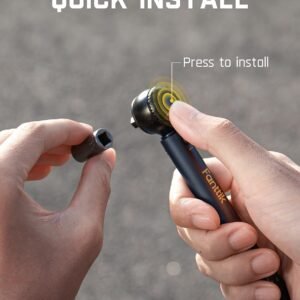 Fanttik WB10 Nova 1/4 Inch Drive Mini Bike Torque Wrench Set, 2-10 Nm/1.47-7.37ft-lb, 14 Bits Dual-Direction Click Adjustable 72-Tooth Torque Wrench Set for Bicycle - Image 8