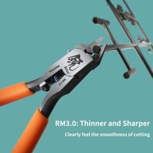 RUITOOL Model Nippers, Model Tools for Advancers to Repair and Fix Plastic Models, Ultra-thin Single Blade Model Nipper, Non-slip Grip 4.7 Inch Sprue Cutter for Plastic Model Building - Image 5