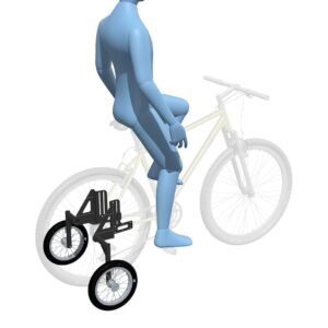 CyclingDeal Adjustable Adult Bicycle Bike Stabilizers Training Wheels Fits 24" to 29" - Quality Heavy Duty-Max weight up to 120kg/265 lbs. - Image 7