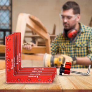 90 Degree Positioning Squares Right Angle Clamps for Woodworking, 4 Pack（5.5"*5.5"）Aluminium Alloy Corner Clamp Woodworking Carpenter Clamping Tool for Picture Frame Box Cabinets Drawers (4) - Image 6