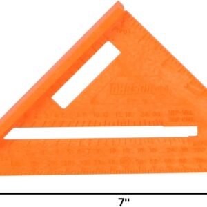 Johnson Level & Tool RAS-70B-ORAN Structo-Cast Rafter Square, 7", Orange, 1 Square - Image 7