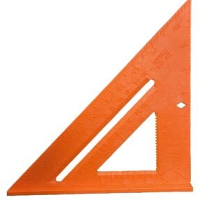 Swanson Tool Co T0118 8 inch Orange Composite Speedlite Speed Square Layout Tool, made of High Impact Polystyrene - Image 4