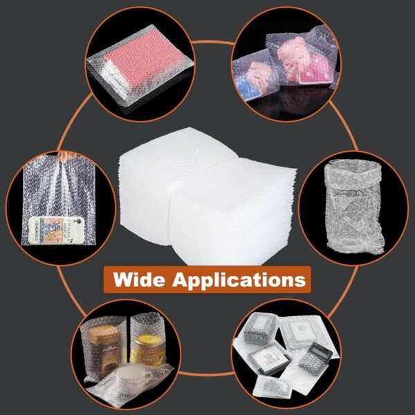 50Pcs Bubble Pouches Wrap Bag, 12''x16'' Double Wall Shockproof Bubble Bags, Clear Bubble Out Bags for Packing, Cushioning Bags for Moving, Shipping and Packing 8 71 mpc0V5CL. AC SL1500