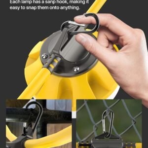 HYPERLITE Construction String Lights: 50FT 5 Bulbs Work Lights with Climbing Hooks - IP65 Waterproof Linkable LED Industrial Temporary Lighting for Construction Sites Attic Crawlspace Renovation 12 HYPERLITE Construction String Lights: 50FT 5 Bulbs Work Lights with Climbing Hooks - IP65 Waterproof Linkable LED Industrial Temporary Lighting for Construction Sites Attic Crawlspace Renovation - Image 4