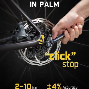 Fanttik WB10 Nova 1/4 Inch Drive Mini Bike Torque Wrench Set, 2-10 Nm/1.47-7.37ft-lb, 14 Bits Dual-Direction Click Adjustable 72-Tooth Torque Wrench Set for Bicycle - Image 3