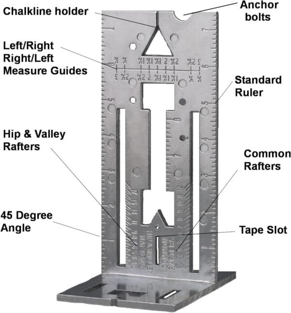 Universal Square-Framing Tool, Woodpeckers Carpenter Square for Woodworking, Smart Square Tool for Carpenter, Framing Woodpeckers Tool, Essential Woodworking Tools and Accessories 7 716avWC91YL. AC SL1500