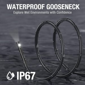 Teslong Inspection Camera, Dual Lens Borescope Camera with Light, NTS300 5" IPS Industrial Endoscope, 1080P Waterproof Flexible Mechanic Fiber Optic Snake Scope Cam for Wall Automotive Engine (16.5FT) 16 Teslong Inspection Camera, Dual Lens Borescope Camera with Light, NTS300 5" IPS Industrial Endoscope, 1080P Waterproof Flexible Mechanic Fiber Optic Snake Scope Cam for Wall Automotive Engine (16.5FT) - Image 6