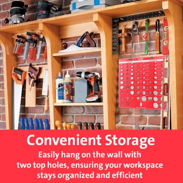 34 Nut and Bolt Thread Checker - Thread Gauge SAE and Metric - Screw Size and Thread Gauge - Bolt Size Finder & Bolt Thread Checker | All-in-One Nut and Bolt Gauge Tool for Industrial Use & DIY 7 719+948oVFL. SL1200