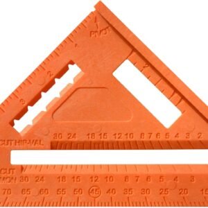 Johnson Level & Tool RAS-70B-ORAN Structo-Cast Rafter Square, 7", Orange, 1 Square - Image 4
