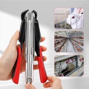 Hog Ring Pliers Kit Automatic with 2500pcs Nails for Chicken Wire Fencing Fastening Clamp Fencing Tool C Ring Stapler - Image 7