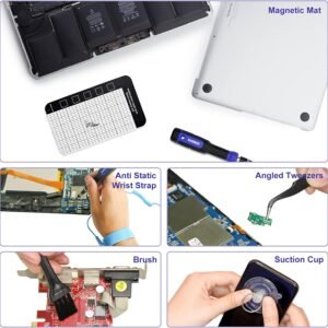 STREBITO Precision Screwdriver Set 191-Piece Multi-Bit Screwdriver 1/4 Inch Nut Driver Home Improvement Tool Electronic Repair Kit for Computer, iPhone, Laptop, PC, Cell Phone, PS4, Xbox, Nintendo 18 STREBITO Precision Screwdriver Set 191-Piece Multi-Bit Screwdriver 1/4 Inch Nut Driver Home Improvement Tool Electronic Repair Kit for Computer, iPhone, Laptop, PC, Cell Phone, PS4, Xbox, Nintendo - Image 9