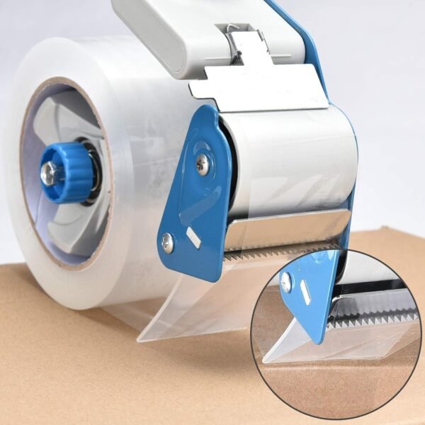 Pacific Mailer 2 Inch Tape Gun Dispenser with 2 Inch Carton Packing Tape, Lightweight Industrial Side Loading Tape Dispenser - Blue 6 71Ccxwdah8L. AC SL1500