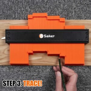 Saker Contour Gauge (10 Inch) Profile Tool with Adjustable Lock,Christmas Gifts for Men Women Dad Boyfriend Husband-Precisely Copy Irregular Shape Duplicator-Cool Gadgets for Woodworking Tool Tracing - Image 6