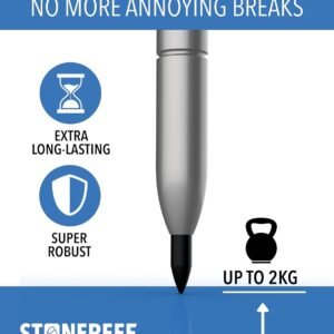 Carpenter Pencil Set with Sharpener & 7 Refills – Deep Hole Marker Mechanical Pencil for Wood, Metal & Plastic – Durable Woodworking Marking Tool - Image 7