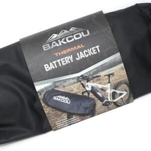 Bakcou - Thermal Electric Bike Battery Jacket - Cold Weather Protection, Water-Resistant Sleeve for Downtube Batteries - Fits 25Ah Backou & eBike - Image 3