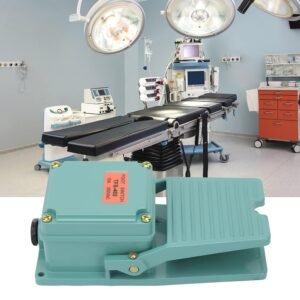 Foot Switch,250V 3A TFS-402 Momentary Foot Pedal Switch, Aluminum Nonslip Electric Pedal Foot Switch for Textile Equipment, Welding Device - Image 3