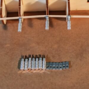 Micro-Mark All-Metal Ship Model Planking Clamps – Set of 10, 1-1/4'' x 1/4'' – Stepped Design for Tight Joints, Knurled Aluminum Grip, Fits Bulkheads as Thin as 1/8 13 Micro-Mark All-Metal Ship Model Planking Clamps – Set of 10, 1-1/4'' x 1/4'' – Stepped Design for Tight Joints, Knurled Aluminum Grip, Fits Bulkheads as Thin as 1/8 - Image 6