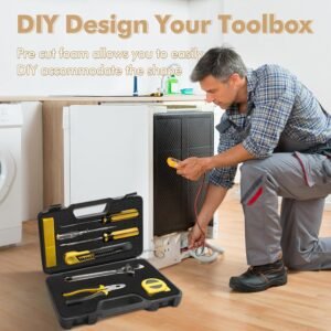 6Pcs Pick and Pluck Foam Large Size Apart Foam Insert Pre-Cubed Pick Padding Polyethylene Sheets for Crafts Toolboxes Storage Drawer 15.74 * 11.82 IN 12 6Pcs Pick and Pluck Foam Large Size Apart Foam Insert Pre-Cubed Pick Padding Polyethylene Sheets for Crafts Toolboxes Storage Drawer 15.74 * 11.82 IN - Image 4