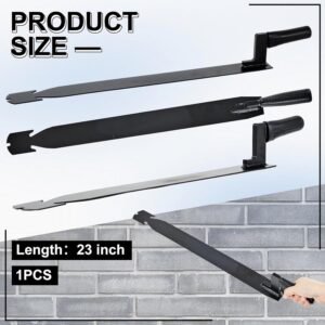 Shingle Slaters Ripper, Steel Roof Ripper Shingle Remover Slate Puller Rip Slate Slating Nail Remover for Slaters Roofers Roofing(Black,23 Inch) - Image 3