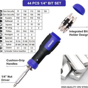 STREBITO Precision Screwdriver Set 191-Piece Multi-Bit Screwdriver 1/4 Inch Nut Driver Home Improvement Tool Electronic Repair Kit for Computer, iPhone, Laptop, PC, Cell Phone, PS4, Xbox, Nintendo 12 STREBITO Precision Screwdriver Set 191-Piece Multi-Bit Screwdriver 1/4 Inch Nut Driver Home Improvement Tool Electronic Repair Kit for Computer, iPhone, Laptop, PC, Cell Phone, PS4, Xbox, Nintendo - Image 3