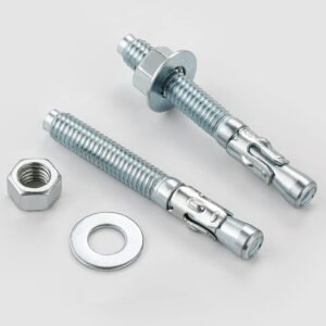 3/8x4" 10Pcs Inch Standard Fasteners for Heavy-Duty Zinc Wedge Anchors for Cement and Concrete 12 3/8x4" 10Pcs Inch Standard Fasteners for Heavy-Duty Zinc Wedge Anchors for Cement and Concrete - Image 6