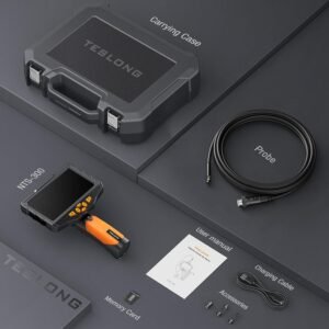 Teslong Inspection Camera, Dual Lens Borescope Camera with Light, NTS300 5" IPS Industrial Endoscope, 1080P Waterproof Flexible Mechanic Fiber Optic Snake Scope Cam for Wall Automotive Engine (16.5FT) 20 Teslong Inspection Camera, Dual Lens Borescope Camera with Light, NTS300 5" IPS Industrial Endoscope, 1080P Waterproof Flexible Mechanic Fiber Optic Snake Scope Cam for Wall Automotive Engine (16.5FT) - Image 10