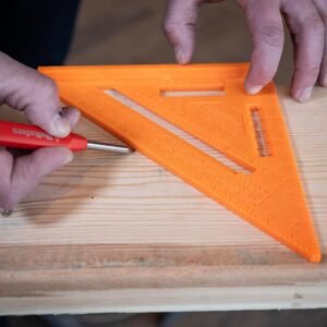 Johnson Level & Tool RAS-70B-ORAN Structo-Cast Rafter Square, 7", Orange, 1 Square - Image 6