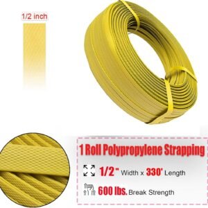 Packaging Banding Strapping Kit Tensioner Tool Sealer, Pallet Strapping Kit, 1/2" Wide x 4000" Length Poly Strapping Kit, Banding Tools for Packing Strapping - Image 5