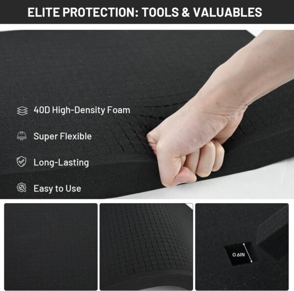 4 PCS 16x12x2 Inch Pick and Pluck Foam Inserts for Cases - Professional-Grade Tool, Game Box & Drawer Organizer 4 71ZWtgDFsrL. AC SL1500