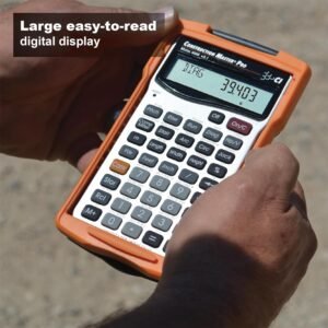 Calculated Industries 4065 Construction Master Pro Advanced Construction Math Feet-inch-Fraction Calculator for Contractors, Estimators, Builders, Framers, Remodelers, Renovators and Carpenters - Image 7