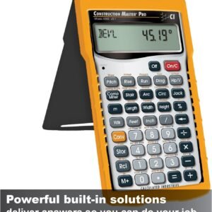 Calculated Industries 4065 Construction Master Pro Advanced Construction Math Feet-inch-Fraction Calculator for Contractors, Estimators, Builders, Framers, Remodelers, Renovators and Carpenters - Image 4